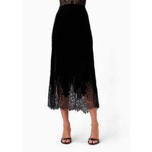 NEW CAMI NYC women's georgiana midi skirt in black